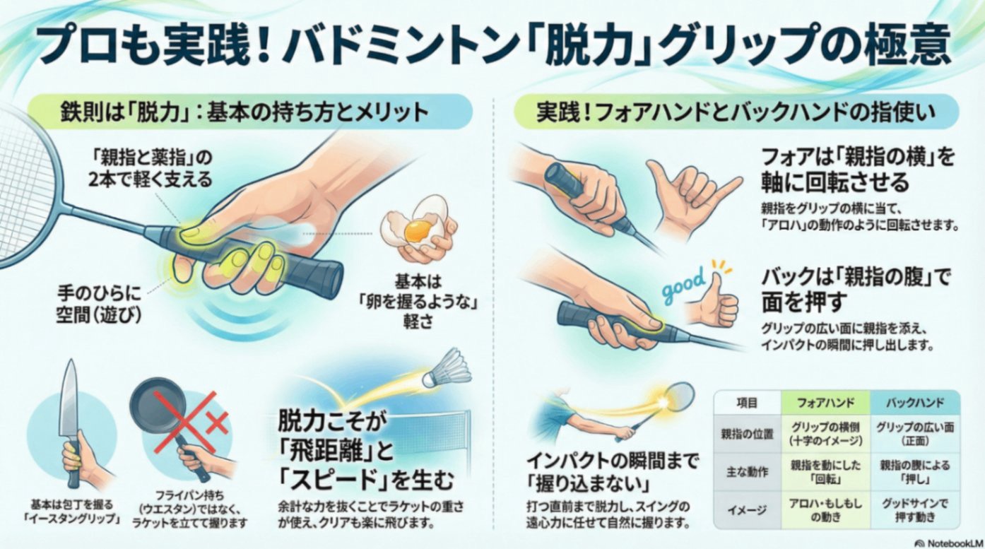 グリップの極意
